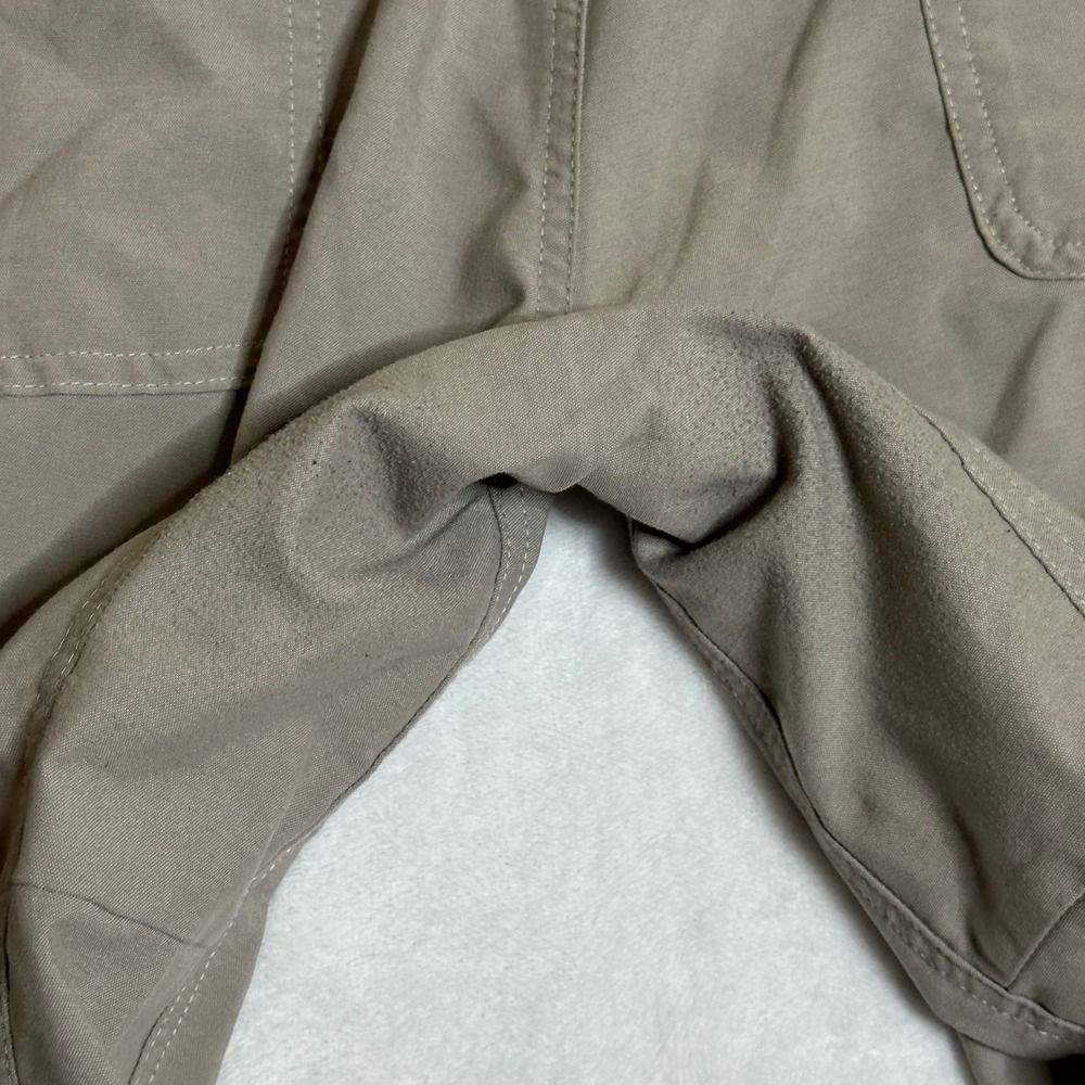 Columbia Women's Large Tan Cargo Capri Pants Roll-Up Straight Leg Hiking Travel - Picture 8 of 12